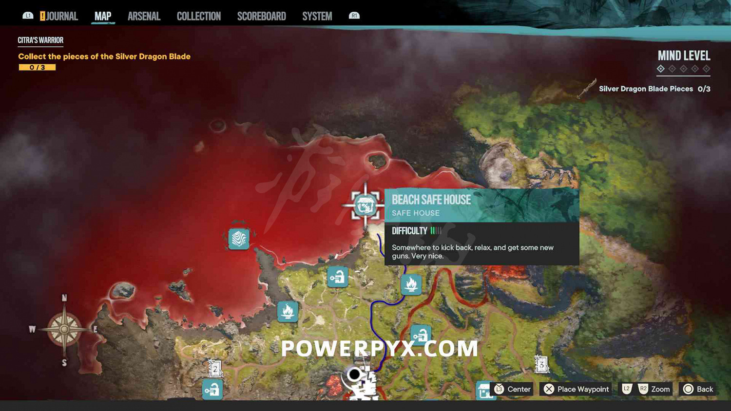 《極地戰嚎6》範斯瘋狂DLC精神世界全收集 範斯精神世界地圖點位一覽