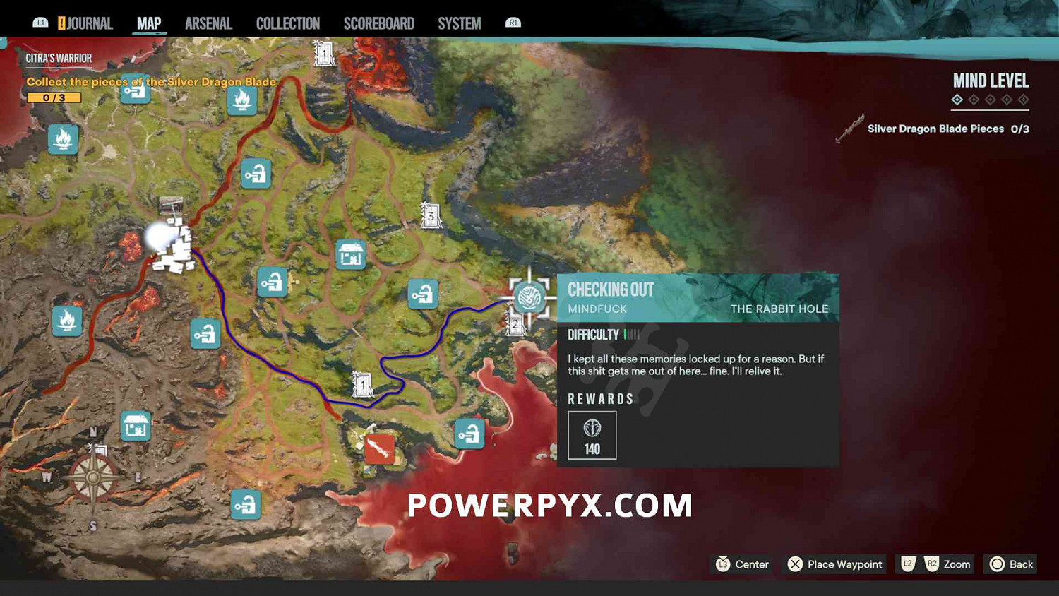 《極地戰嚎6》範斯瘋狂DLC精神世界全收集 範斯精神世界地圖點位一覽