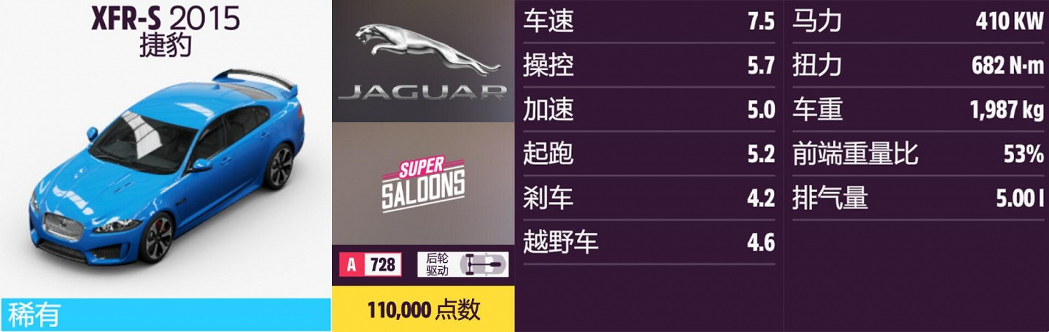 《極限競速：地平線5》捷豹全車輛獲取方法介紹