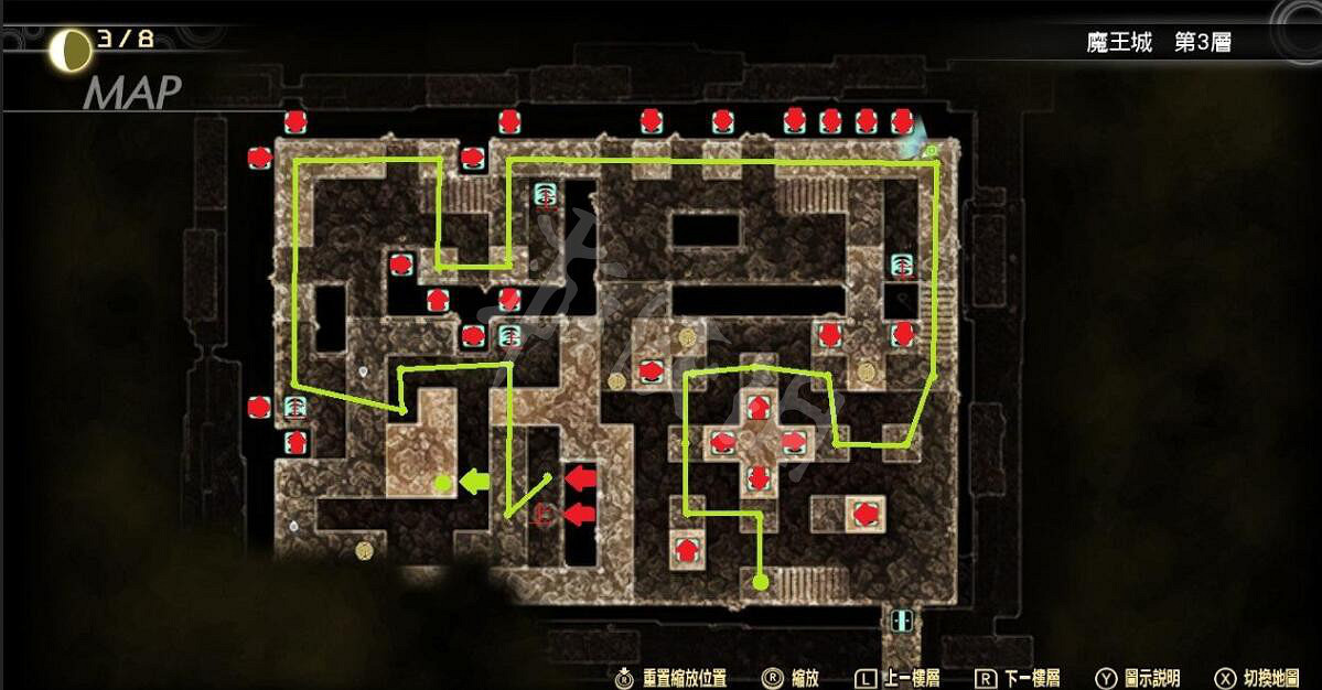 《真·女神轉生5》魔王城第三層怎麽打？魔王城第三層走法路線分享