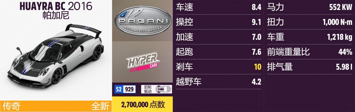 《極限競速:地平線5》帕加尼全車輛獲取方法介紹 《極限競速:地平線5》帕加尼全車輛獲取方法介紹