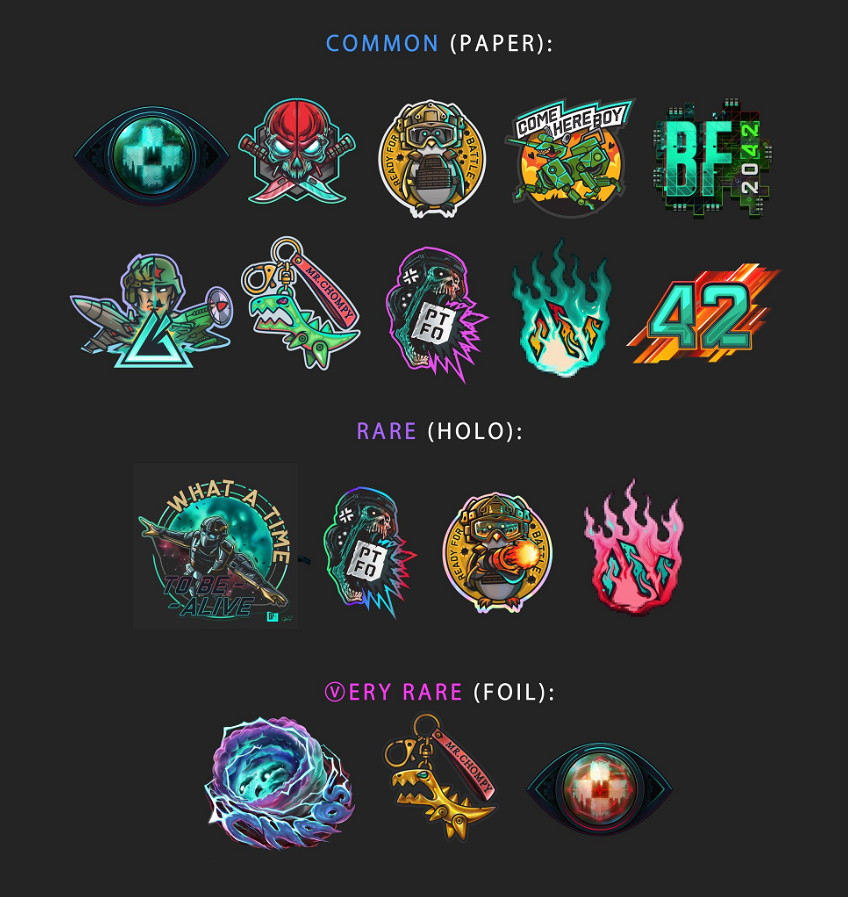 《CS:GO》與《戰地風雲2042》連動 推出17款膠囊貼紙