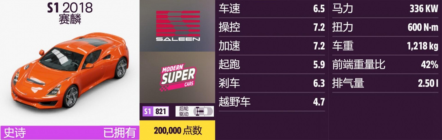 《極限競速：地平線5》賽麟全車輛獲取方法介紹