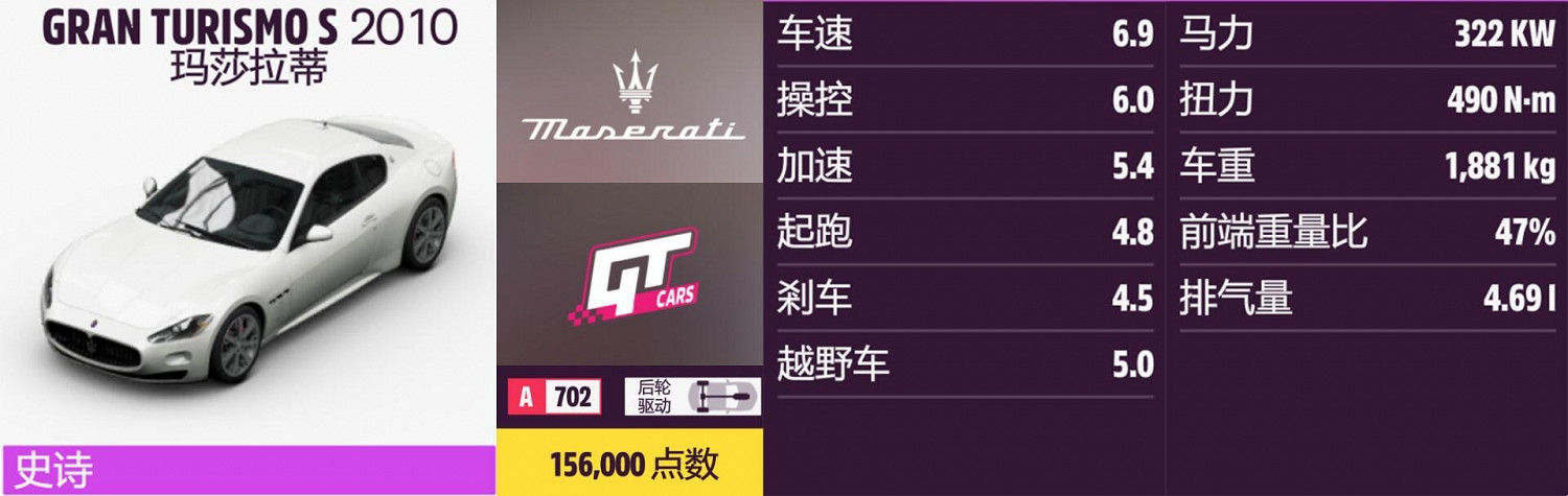 《極限競速：地平線5》瑪莎拉蒂全車輛獲取方法介紹