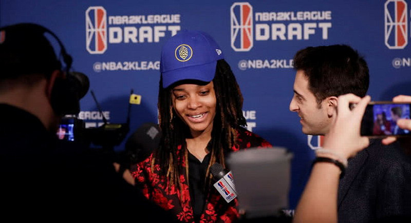 NBA 2K電競聯賽選秀 勇士選中首位女選手創造歷史