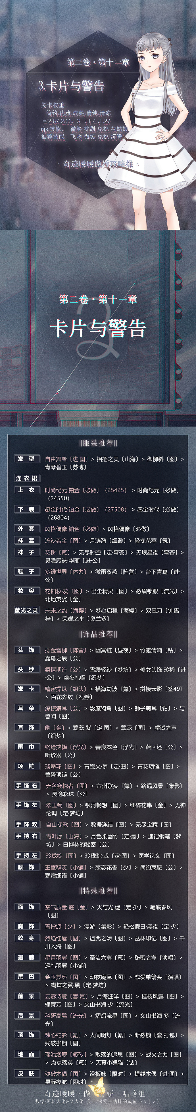 《奇蹟暖暖》卷二11-3高分搭配攻略 第二卷11-3極限刷分 《奇蹟暖暖》卷二11-3高分搭配攻略 第二卷11-3極限刷分