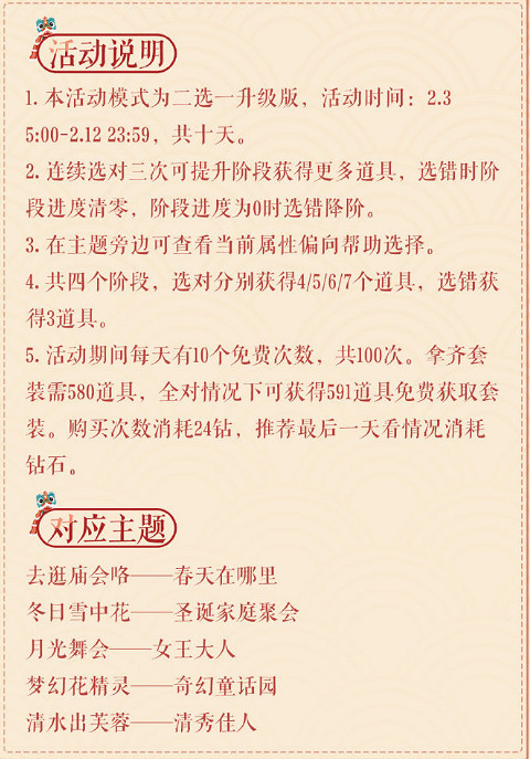 《奇蹟暖暖》金獅祈福靈感階梯怎麽選擇 金獅祈福靈感階梯選擇攻略 《奇蹟暖暖》金獅祈福靈感階梯怎麽選擇 金獅祈福靈感階梯選擇攻略