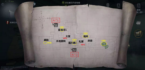《第五人格》瘋人院密碼機怎麽找 密碼機分布位置介紹