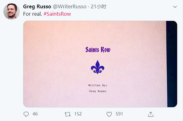 《黑街聖徒》電影編劇曬出劇本 並表示電影是真的 《黑街聖徒》電影編劇曬出劇本 並表示電影是真的