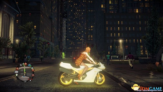 黑街聖徒4 豹紋連衣短裙及高跟鞋MOD