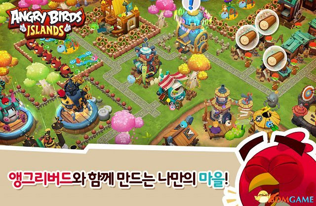 《憤怒鳥》新作韓國開測 鳥和豬聯手建立村莊 《憤怒鳥》新作韓國開測 鳥和豬聯手建立村莊