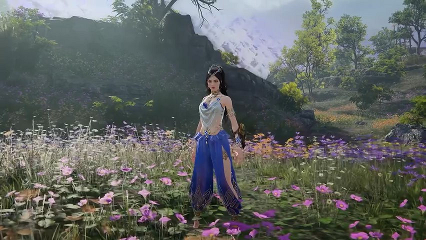 《永劫無間》推出花少北聯名皮膚“迦南·花無痕” 11月25日正式發售