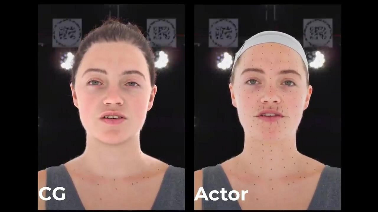 基於虛幻5引擎次世代即時面部效果影片展示