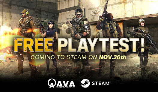 [A.V.A 戰地風雲之王]11月26日開始封測