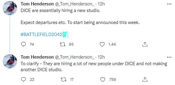 傳聞:DICE工作室將進行大量人員改組 傳聞:DICE工作室將進行大量人員改組