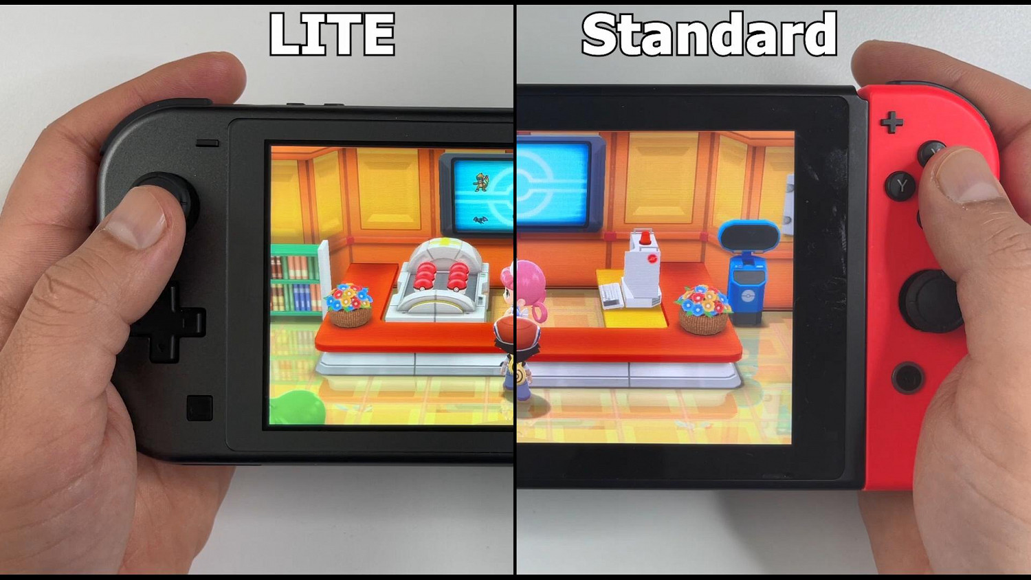 三款NS機型對比 實機運行《寶可夢:晶燦鑽石/明亮珍珠》 三款NS機型對比 實機運行《寶可夢:晶燦鑽石/明亮珍珠》