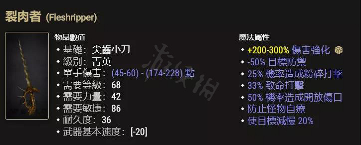 《暗黑破壞神2獄火重生》暗金武器有哪些？值得鑒定的暗金武器介紹