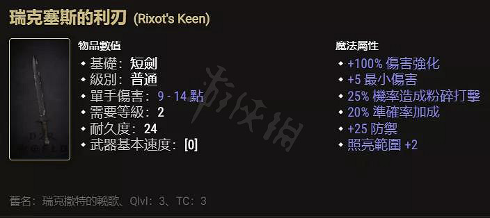 《暗黑破壞神2獄火重生》暗金武器有哪些？值得鑒定的暗金武器介紹