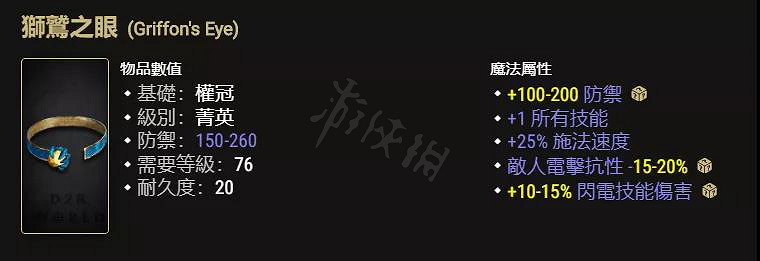 《暗黑破壞神2獄火重生》哪些頭部裝備有用？值得鑒定的暗金頭部介紹