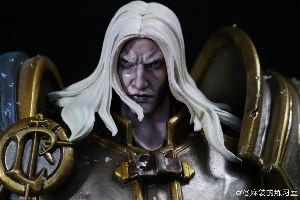 《魔獸爭霸3:重製版》阿爾薩斯雕像大神究極重塗 遠超官方原版 《魔獸爭霸3:重製版》阿爾薩斯雕像大神究極重塗 遠超官方原版