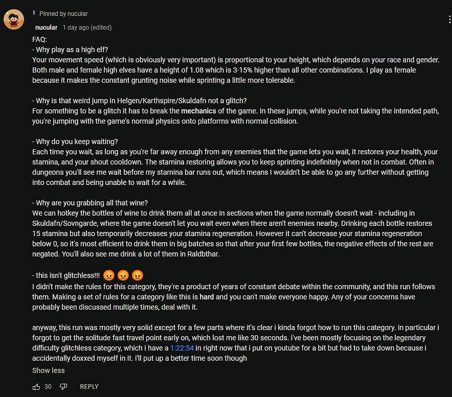 《上古卷軸5》速通世界第一玩家再創新紀錄 《上古卷軸5》速通世界第一玩家再創新紀錄