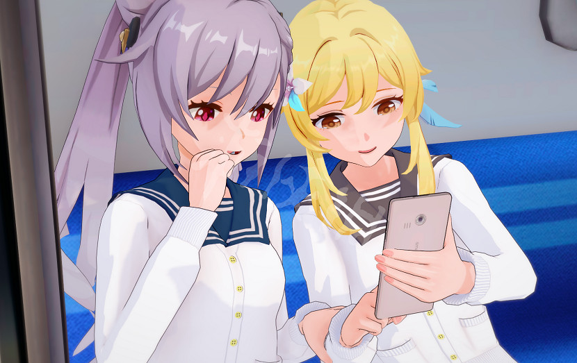 《戀活Sunshine》人物卡原神熒妹分享 原神旅行者熒怎麽捏？