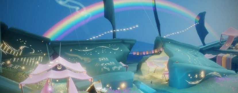 《光遇》暮土彩虹下的蠟燭在哪裡11.30 暮土彩虹下的蠟燭具體位置