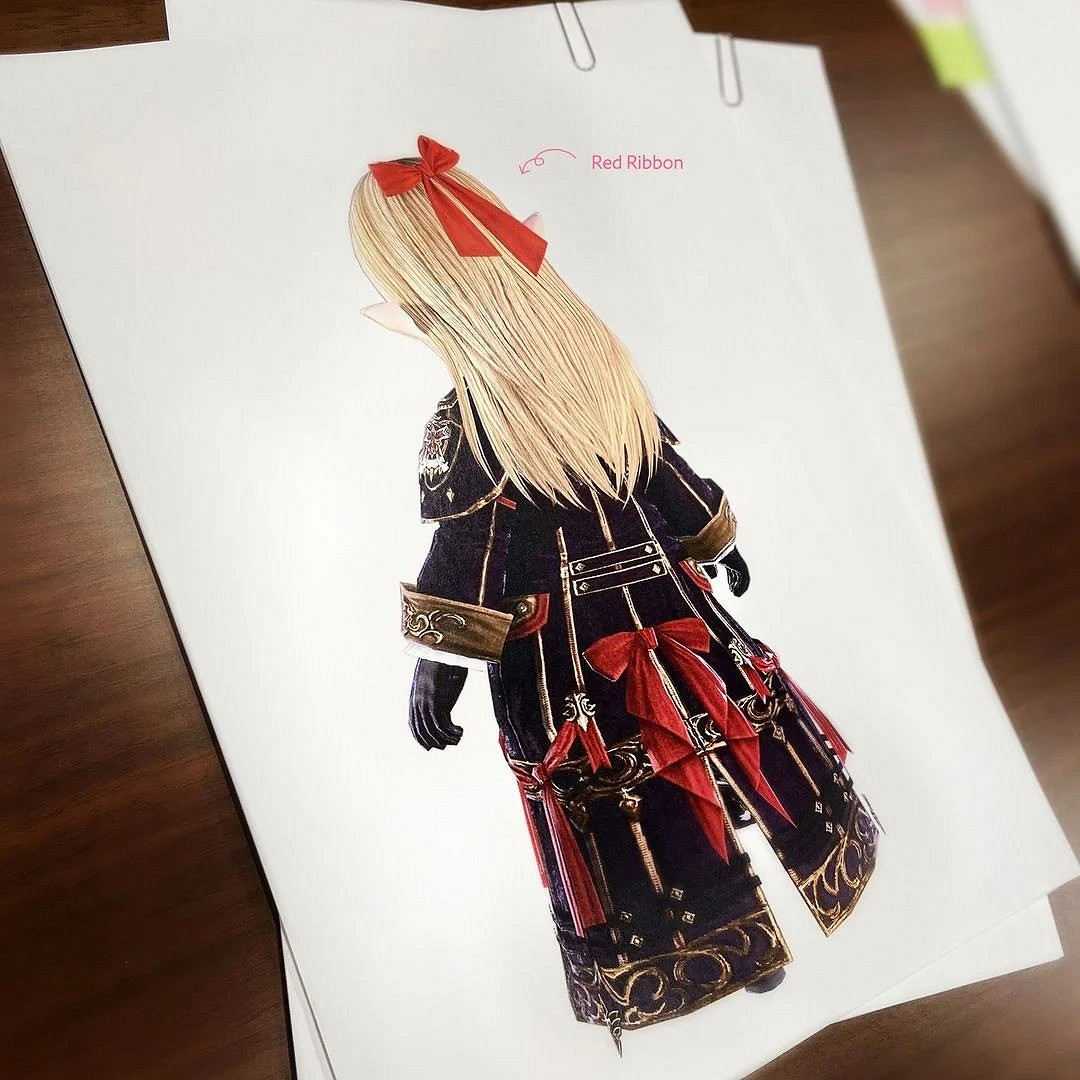 《太空戰士14：曉月之終焉》新圖 女角頭上絲帶好漂亮