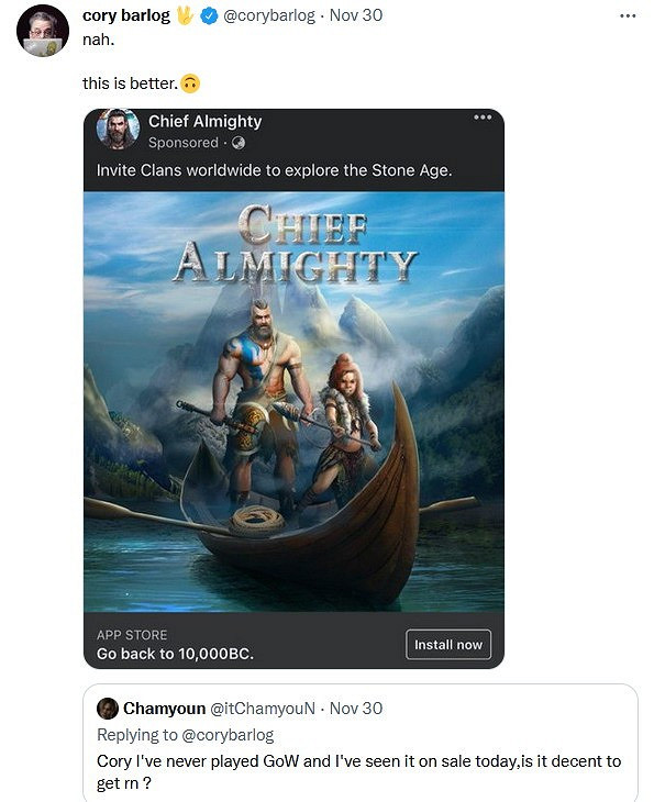 中國大陸研發手遊宣傳圖抄襲多款大作 被《戰神》總監轉推 中國大陸研發手遊宣傳圖抄襲多款大作 被《戰神》總監轉推