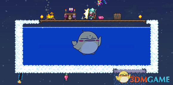 《泰拉瑞亞》魚池製作方法分享 《泰拉瑞亞》魚池製作方法分享