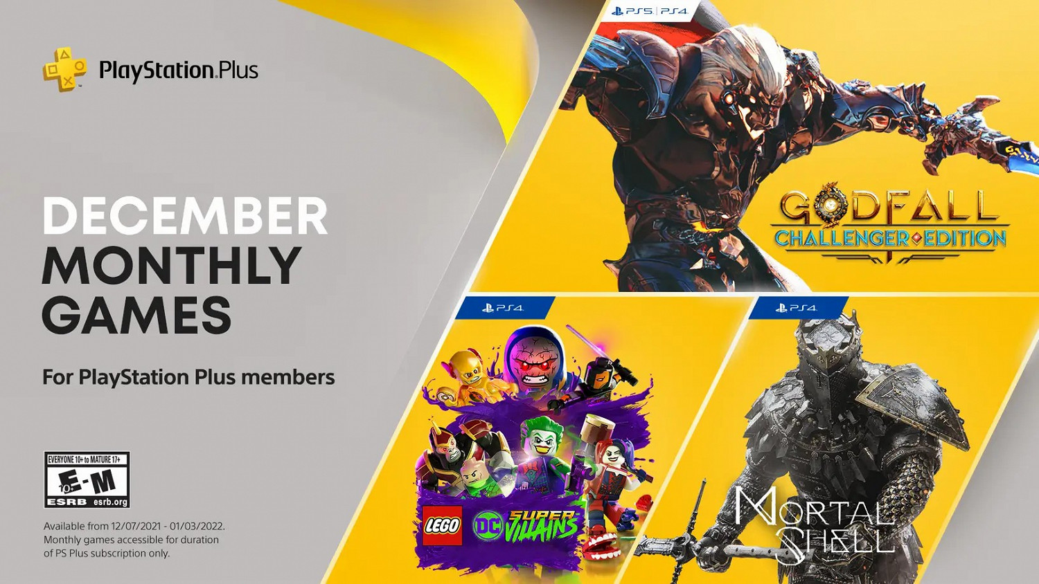 PS+歐美服十二月會免公布 《眾眾神殞落落》等三款遊戲 PS+歐美服十二月會免公布 《眾眾神殞落落》等三款遊戲