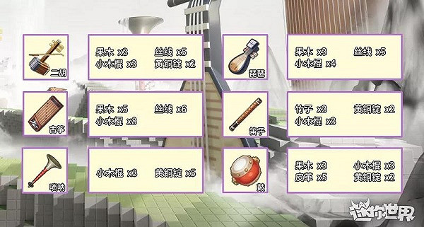 《迷你世界》民族樂器怎麽獲得 民族樂器獲取方法