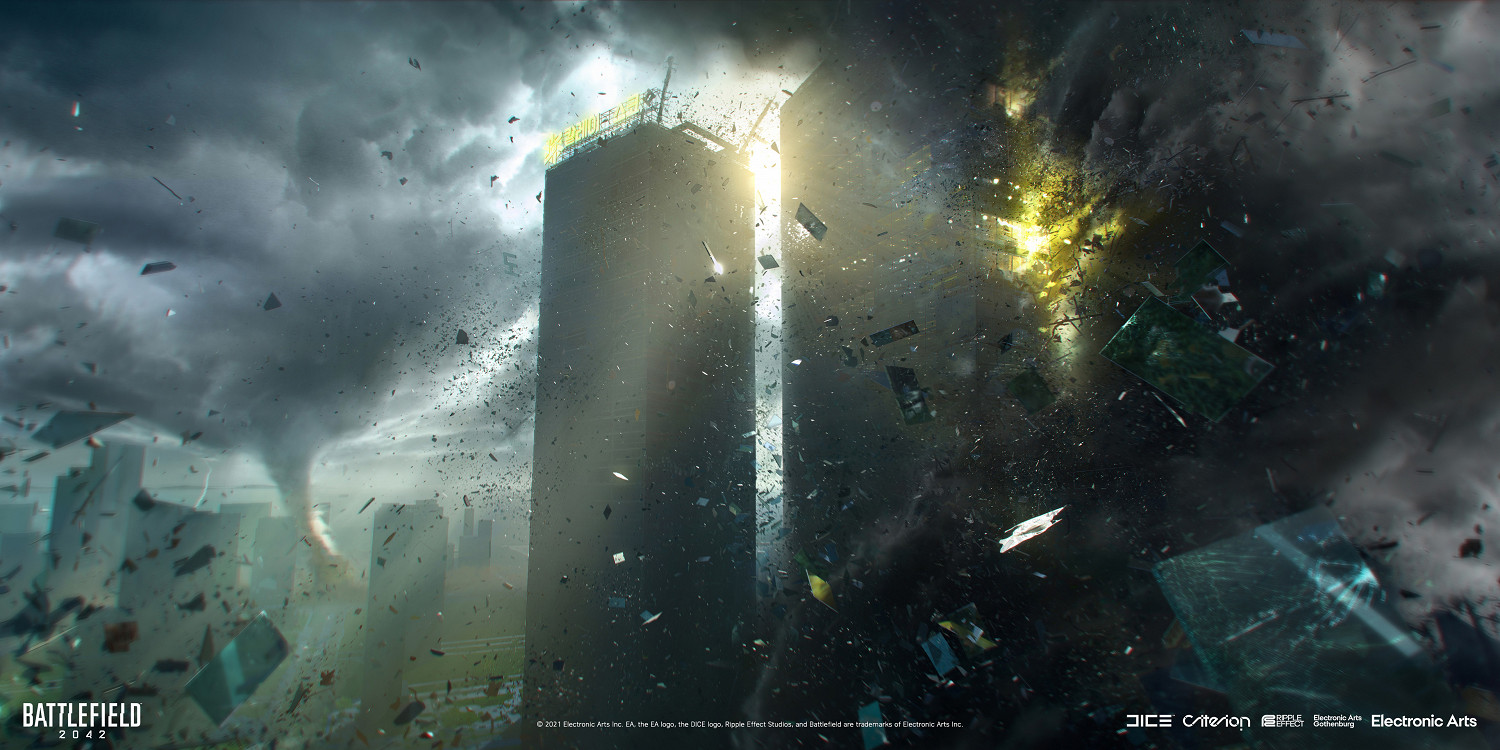 《戰地風雲2042》大量概念圖 火箭發射場原本有洪水 《戰地風雲2042》大量概念圖 火箭發射場原本有洪水