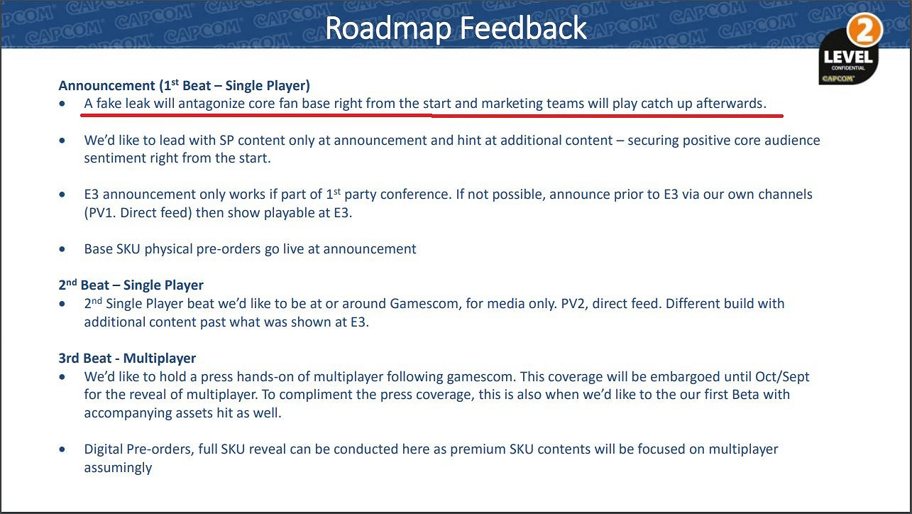 卡普空招數多 網曝其曾用假泄密宣傳《生化3重製版》