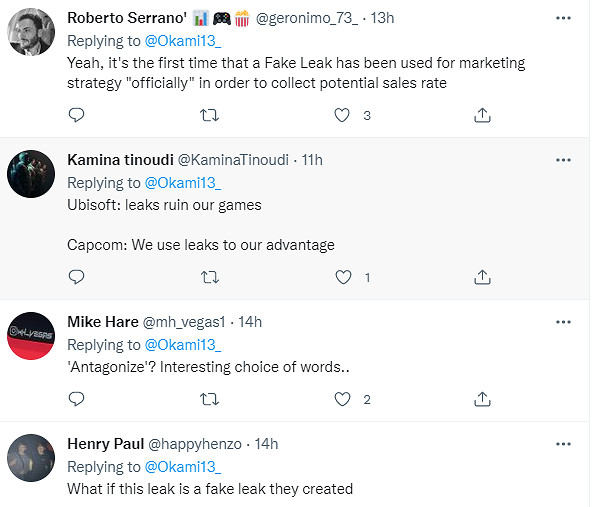 卡普空招數多 網曝其曾用假泄密宣傳《生化3重製版》