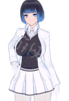 《戀活Sunshine》人物卡藍髮小姐姐分享 藍髮小姐姐怎麽捏？