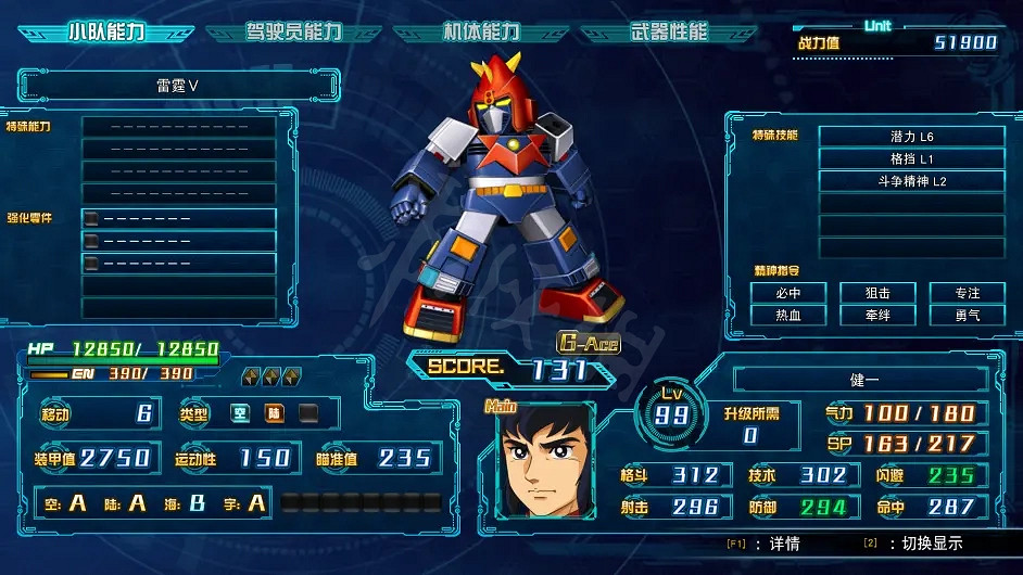 《超級機器人大戰30》雷霆V好用嗎?雷霆V機體強度分析 《超級機器人大戰30》雷霆V好用嗎?雷霆V機體強度分析