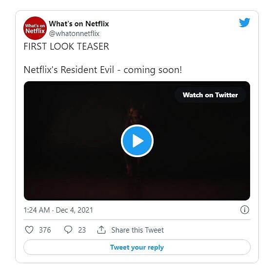 Netflix展示《惡靈古堡》新真人劇集首個影片片段 Netflix展示《惡靈古堡》新真人劇集首個影片片段