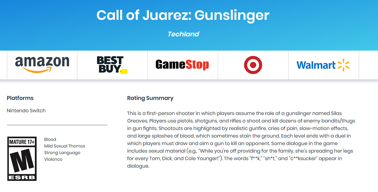 ESRB分級訊息確認《荒野雙蛟龍:槍神》將登陸Switch ESRB分級訊息確認《荒野雙蛟龍:槍神》將登陸Switch