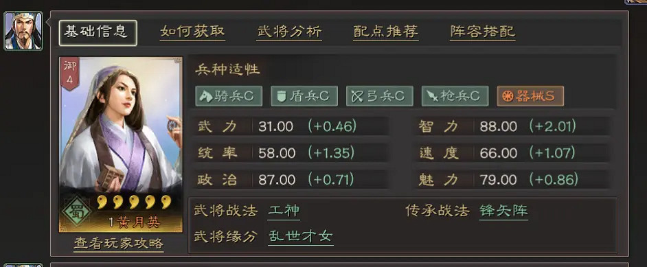 《三國志戰略版》黃月英開荒陣容推薦 黃月英陣容戰法搭配 《三國志戰略版》黃月英開荒陣容推薦 黃月英陣容戰法搭配