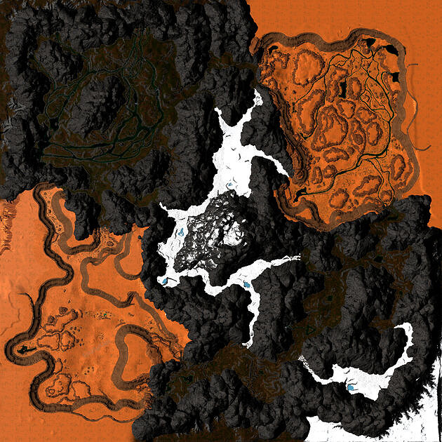 《翼星求生》地圖有多大?官方公開地圖一覽 《翼星求生》地圖有多大?官方公開地圖一覽