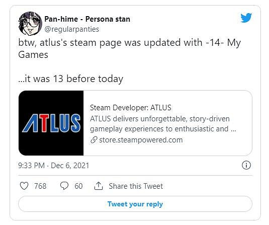 TGA將有四個重大宣布 ATLUS神秘遊戲將登Steam TGA將有四個重大宣布 ATLUS神秘遊戲將登Steam