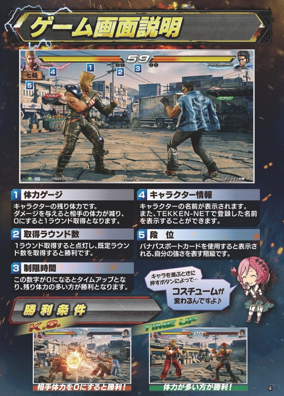 《鐵拳7》全人物出招操作圖文指南 《鐵拳7》全人物出招操作圖文指南