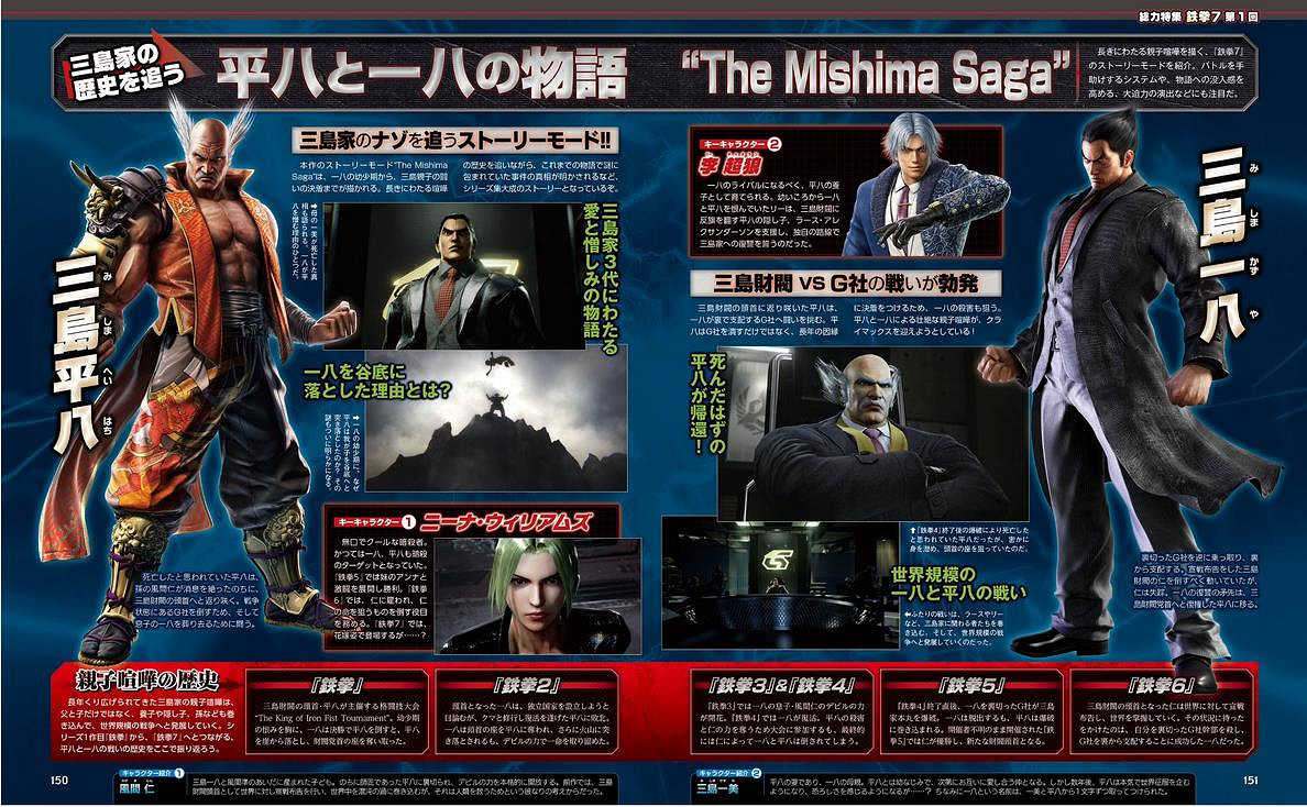 《鐵拳7》故事模式及關鍵角色 《鐵拳7》故事模式及關鍵角色