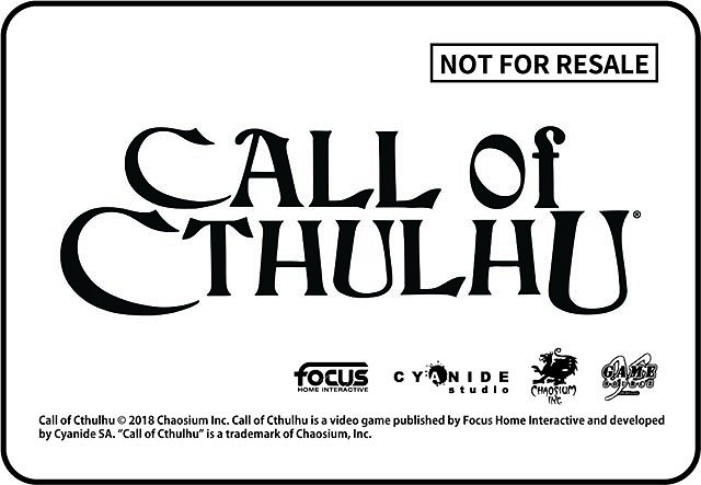 萬聖節巨獻 《克蘇魯的呼喚》亞洲獨家特典送打火機 萬聖節巨獻 《克蘇魯的呼喚》亞洲獨家特典送打火機