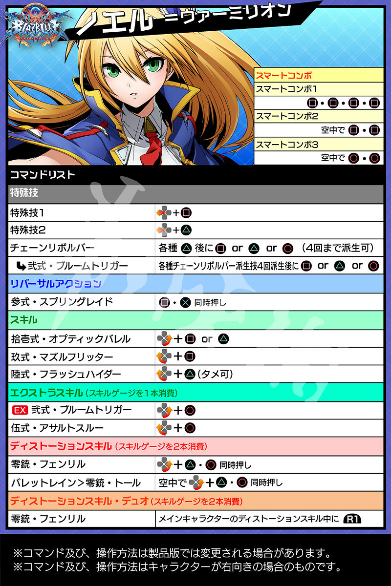 《蒼翼默示錄:交叉組隊戰》出招表大全 全角色出招表一覽 《蒼翼默示錄:交叉組隊戰》出招表大全 全角色出招表一覽