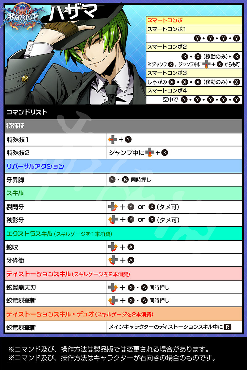 《蒼翼默示錄:交叉組隊戰》出招表大全 全角色出招表一覽 《蒼翼默示錄:交叉組隊戰》出招表大全 全角色出招表一覽