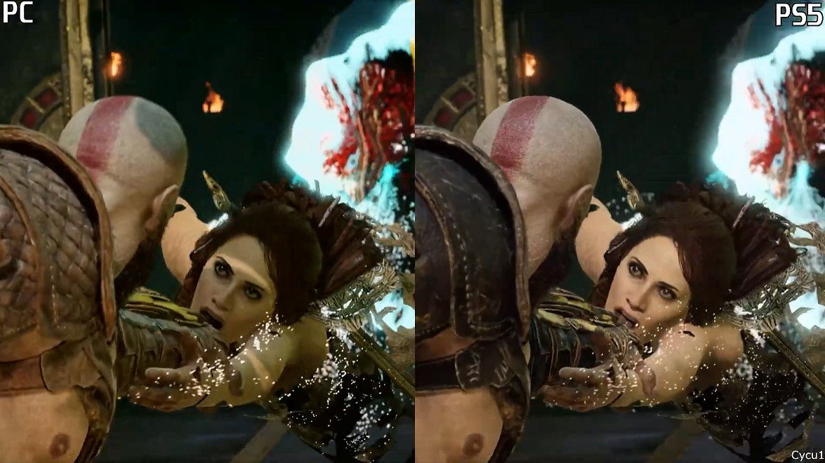 《戰神4》PC版新預告與PS5版對比 畫面區別不大 《戰神4》PC版新預告與PS5版對比 畫面區別不大