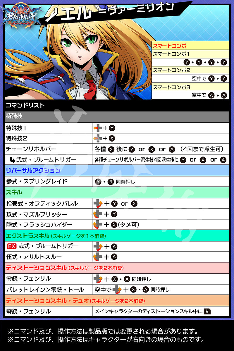 《蒼翼默示錄:交叉組隊戰》出招表大全 全角色出招表一覽 《蒼翼默示錄:交叉組隊戰》出招表大全 全角色出招表一覽