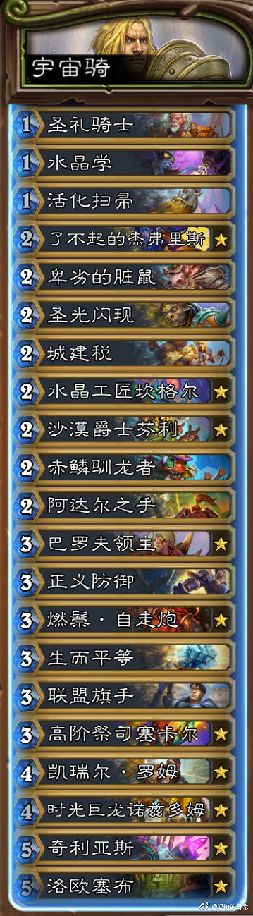 《爐石戰記》奧特蘭克的決裂第二天卡組匯總 新版本第二天12月9日卡組